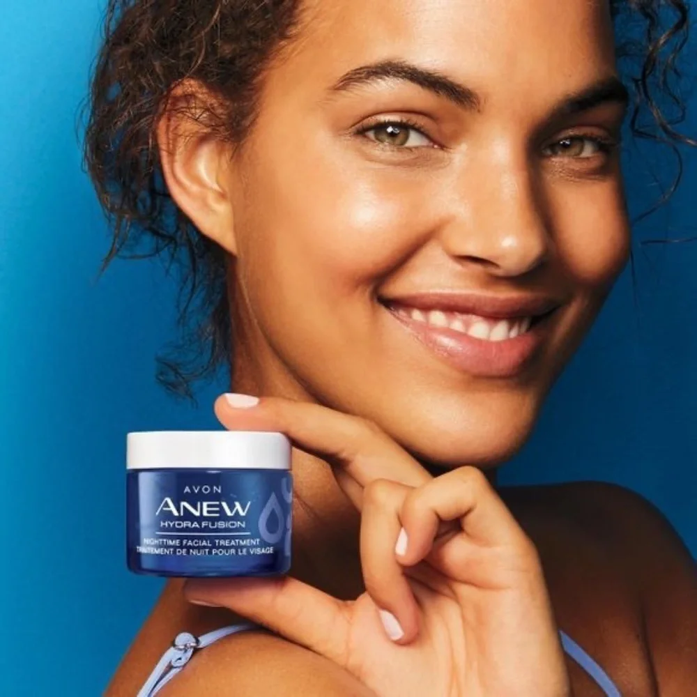 *AVON* Anew Hydra Fusion Night-Time Facial Moisturizer Size 1.7 oz.